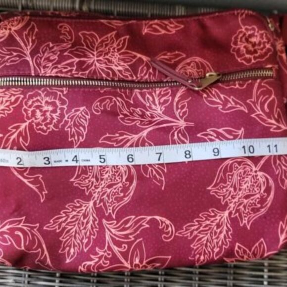 Crossbody Bag Purse Bohemian Multi-Pocket Floral - Picture 6 of 10